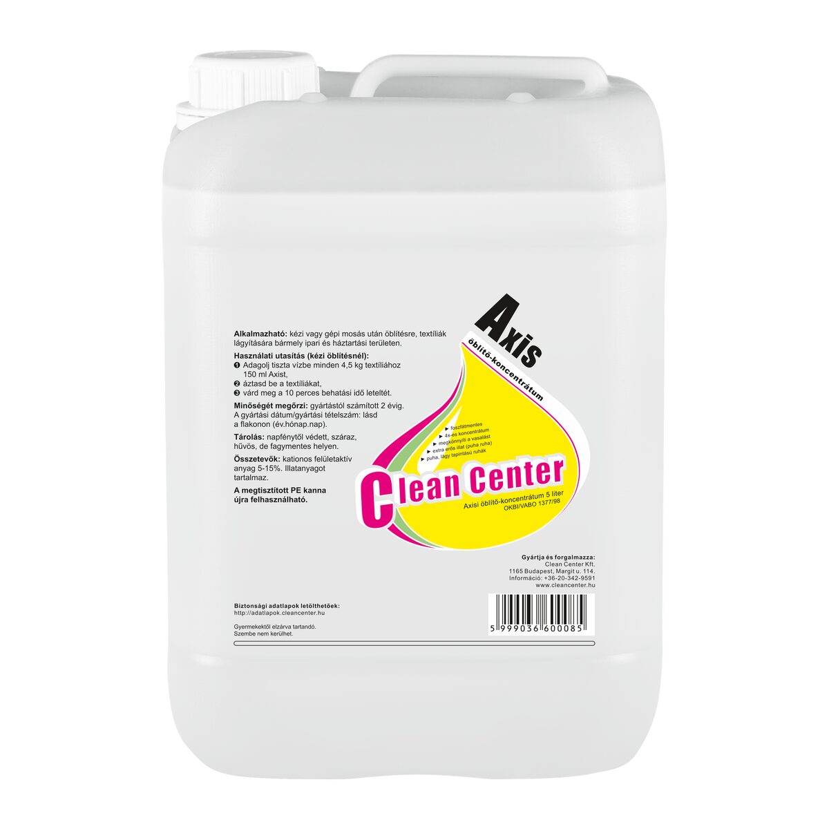 Axis öblítő-koncentrátum 5 liter