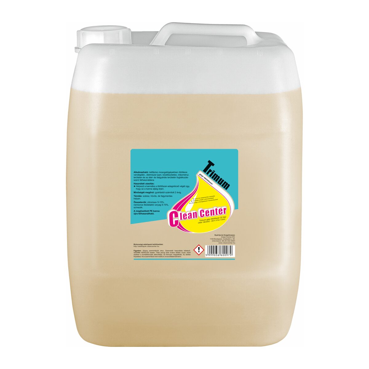 Trimum gépi öblítőszer 22 liter