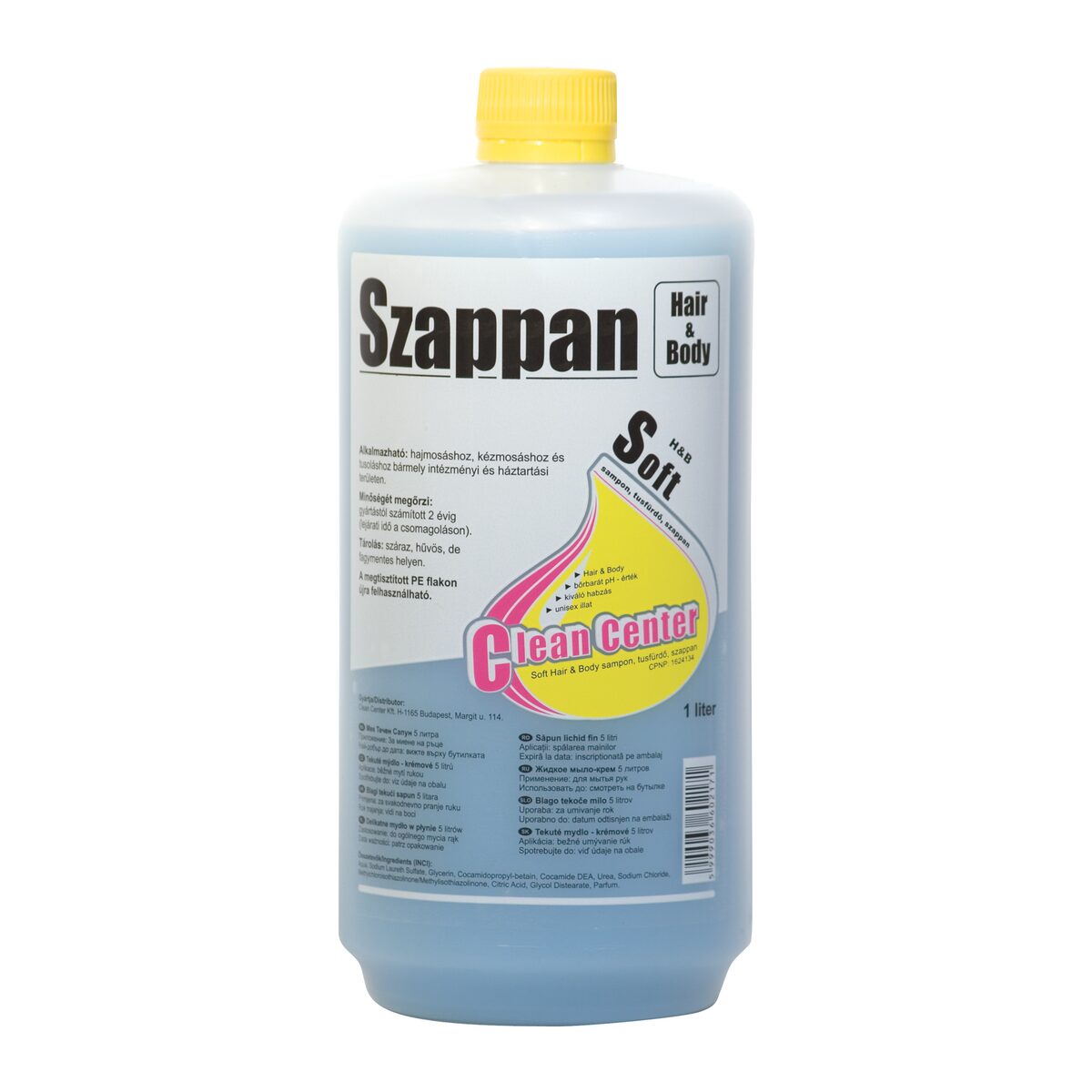 Soft hair&body sampon, tusfürdő szappan 1 liter