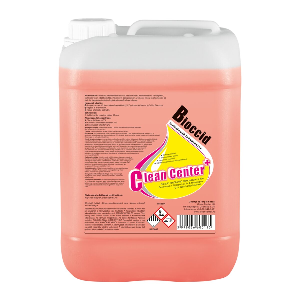 Bioccid fertőtlenítő le- és felmosószer 5 liter