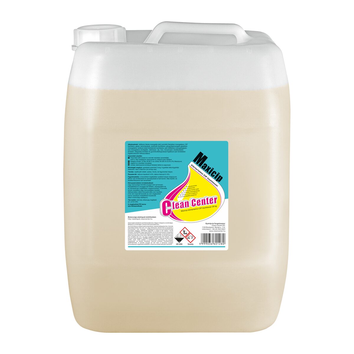 Maxicip klórtartalmú CIP tisztítószer 26 kg